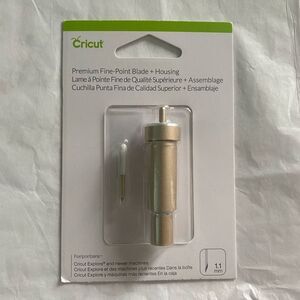 Cricut Premium Fine Point Blade Plus Housing, Multicolor-	•Cricut Premium Fine P